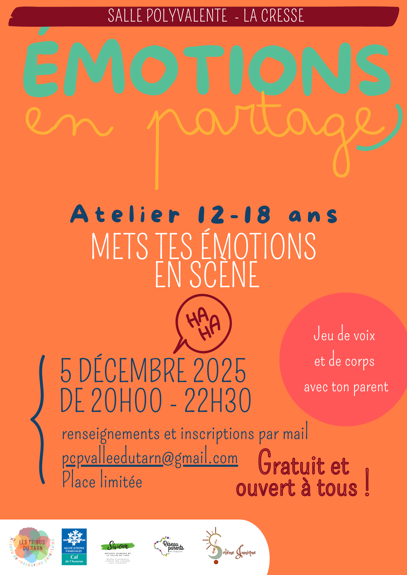 Lire la suite à propos de l’article Atelier 12/18 ans